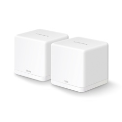 Mercusys H30G2PACK KIT de Sistema Inalambrico H30G Mesh / Doble banda 2.4GHz y 5GHz AC 1300Mbps / Doble puerto 10/100/1000 Mbps / Control via App / Roaming Continuo