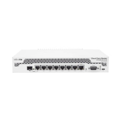 MIKROTIK CCR1009-7G-1C-PC Cloud Core Router CPU 9 Nucleos 7 Puertos Gigabit Ethernet 1 Combo TP/SFP 1 GB Memoria Enfriamiento Pasivo