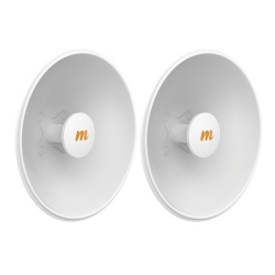 MIMOSA NETWORKS N5-X25-2PACK Antenas Modulares Dual Slant 4.9 - 6.4 GHz Dimensiones (42.9 cm) Apertura 8 Â° Ganancia de 25 dBi Disenada para radio C5x
