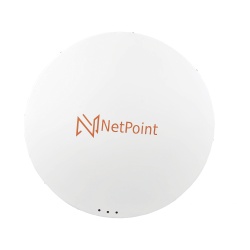NetPoint NP6 Antena Direccional / 5.9-7.2 GHz / Ganancia Ajustable 30-32 dBi / Polarización Dual 45° y 90° / 90 cm (2.95 ft) / Resistencia Viento 124.2 km/h (77.2 mph)