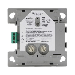 NOTIFIER FW-RM Modulo relevador inalambrico direccionable contactos Form-C SPDT malla SWIFT FlashScan bateria litio 2 anos