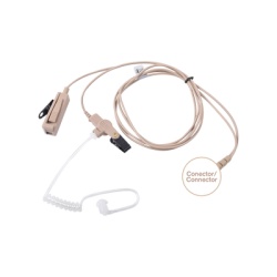 OTTO V1-10354 Kit de Microfono-Audifono profesional de 2 cables para KENWOOD NX-200/300/410/5000 TK-480/2180/3180