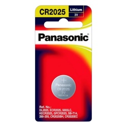 PANASONIC CR2025PM Bateria de Larga Duracion / 3 V Litio @ 150 mAh