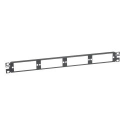 PANDUIT CFAPPBL1 Patch Panel de Fibra Optica Para 4 Placas Acopladoras FAP o FMP Color Negro 1UR