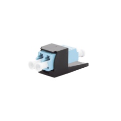 PANDUIT CMDSAQLCZBL Modulo Acoplador LC Duplex para Fibra Optica Multimodo OM3/OM4 Tipo Mini-Com Color Aqua