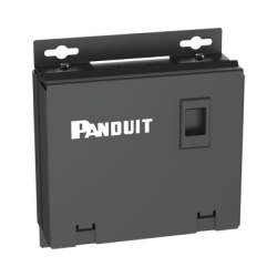 PANDUIT CPB6BL Punto de Consolidacion de 6 Puertos Mini-Com Instalacion en Piso Pared o Techo Fabricado en Acero Color Negro