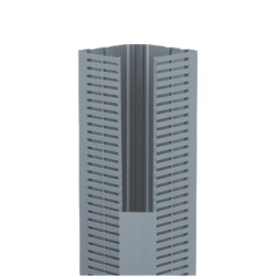 PANDUIT CWD4LG6 Canaleta para Cable en Esquina 5.33" x 4.58" 6 Pies Color Gris