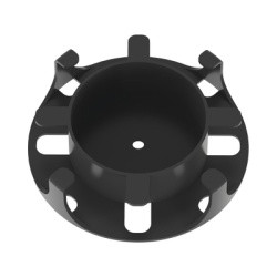 PANDUIT FMS1 Administrador de Fibra Optica en Paneles Opticom de 1 UR Color Negro 2 Piezas