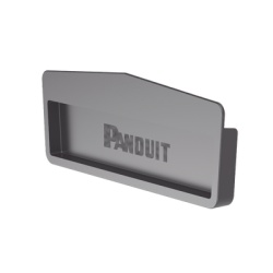 PANDUIT FREC12X4LBL Tapa Final Para Canaletas FiberRunner? 12x4 de Instalacion a Presion Color Negro