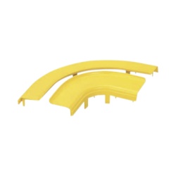 PANDUIT FRRASC4LYL Tapa Opcional para Angulo Recto de 90Âº Horizontal FRRA4X4LYL Color Amarillo