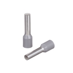 PANDUIT FSD81-12-C Ferrule Aislado para cabldes 12 AWG Pin de 12mm de Longitud Mango Color Gris Paquete 100Pz
