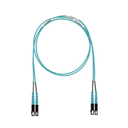 PANDUIT FX23LSNSNSNM002 Jumper de Fibra Optica Multimodo 50/125 OM3 SC-SC Duplex LSZH (Cero Halogenos) Color Aqua 2 Metros (6.56 Pies)