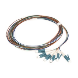 PANDUIT FZ6BN1NNNSZM001 Kit de 6 Pigtails con Conector LC Multimodo 50/125 OM4 900um de 1 Metro (3.28 Pies)