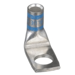 PANDUIT LCAX6-38F-L Zapata de compresion LCAX6-38F-L a 90Â° grados para cal. 6 Awg Barreno para tornillo prisionero de 3/8 1 Pz