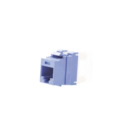 PANDUIT NKP5E88MBU Conector Jack Estilo 110 (de Impacto) Tipo Keystone Categoria 5e de 8 Posiciones y 8 Cables Color Azul