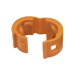 PANDUIT PCBANDOR-Q Kit de 25 Clips de Identificacion Para Patch Cords Compatible con Diametros de 4.7 a 7.8 mm (0.19 a 0.31 Pulgadas) Color Naranja