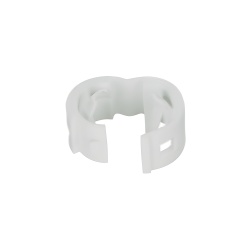 PANDUIT PCBANDWH-Q Kit de 25 Clips de Identificacion Para Patch Cords Compatible con Diametros de 4.7 a 7.8 mm (0.19 a 0.31 Pulgadas) Color Blanco