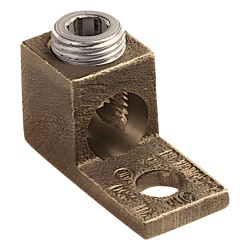 PANDUIT PNL-1/0-L Terminal Tipo Lengueta Recta de Cobre Cal. 8 a 1/0 AWG Orificio para perno de 5/16" (7.9mm)