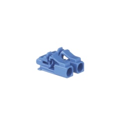 PANDUIT PSL-LCAB-BU Kit de 10 Dispositivos para Bloquear Puertos de Fibra Optica LC Duplex Color Azul Incluye Llave de Extraccion