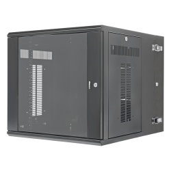 PANDUIT PZWMC1230W Gabinete PanZone de Montaje en Pared de 19in Puerta con Ventana de Seguridad 12 UR 762mm de Profundidad Color Negro