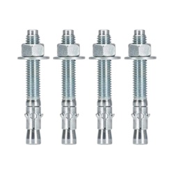 PANDUIT RFAKIT Kit de Anclaje a Piso Para Rack de 2 o 4 Postes Fabricado en Acero 4 Piezas