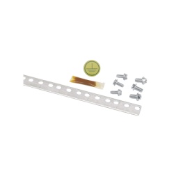PANDUIT RGS134-10-1Y Kit de 10 Piezas de Barra Vertical para Tierra Fisica de 2m de Largo para Montaje en Rack