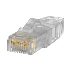 PANDUIT SP6X88SD-C Plug RJ45 Cat6A Para Cable UTP de Calibre 26 AWG Chapado en Oro de 50 Micras Paquete de 100 Piezas