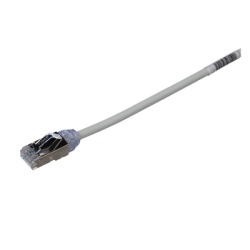 PANDUIT STP28X0.2MIG Patch Cord Cat6A Diametro Reducido 28 AWG Blindado S/FTP CM/LS0H 20 cm (7.87 Pulgadas) Color Gris