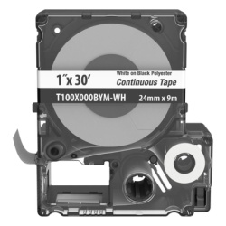 PANDUIT T100X000BYM-WH Casete MP Cinta Continua Pol. 1 W x 30 L Blanco/Negro