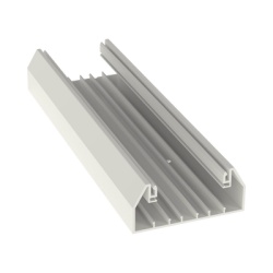 PANDUIT T70BIW8 Base para canaleta T-70 de PVC rigido con orificios perforados para montaje 103.3 x 44.9 x 2400 mm Color Blanco Mate