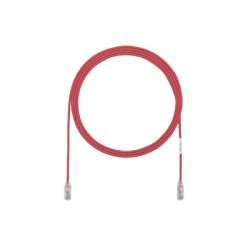 PANDUIT UTP28SP10RD Cable de Parcheo TX6 UTP Cat6 Diametro Reducido (28AWG) Color Rojo 3.05 Metros (10 Pies)