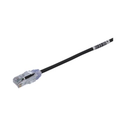 PANDUIT UTP28SP20BL Cable de Parcheo TX6 UTP Cat6 Diametro Reducido (28AWG) Color Negro 6.1 Metros (20 Pies)