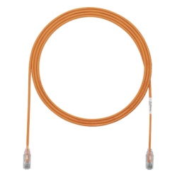 PANDUIT UTP28SP5OR Cable de Parcheo TX6 UTP Cat6 Diametro Reducido (28AWG) Color Naranja 1.52 Metros (5 Pies)