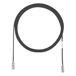 PANDUIT UTP28SP8BL Cable de Parcheo TX6 UTP Cat6 Diametro Reducido (28AWG) Color Negro 2.44 Metros (8 Pies)