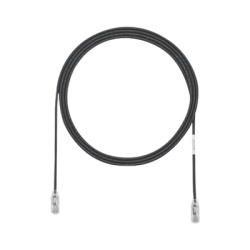 PANDUIT UTP28SP8BL Cable de Parcheo TX6 UTP Cat6 Diametro Reducido (28AWG) Color Negro 2.44 Metros (8 Pies)