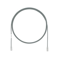 PANDUIT UTP28SP8INGY Cable de Parcheo TX6 UTP Cat6 Diametro Reducido (28AWG) Color Gris 20.2 cm (8 Pulgadas)