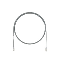 PANDUIT UTP28X15GY Cable de Parcheo UTP Cat6A CM/LSZH Diametro Reducido (28AWG) Color Gris 4.57 Metros (15 Pies)