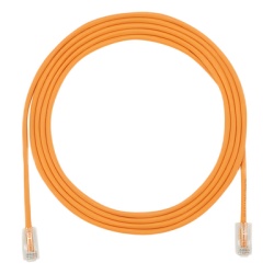 PANDUIT UTP28X15OR Cable de Parcheo UTP Cat6A CM/LSZH Diametro Reducido (28AWG) Color Naranja 4.57 Metros (15 Pies)