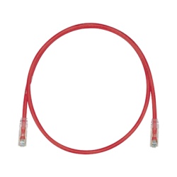 PANDUIT UTPSP3RDY Cable de Parcheo TX6 UTP Cat6 24 AWG CM Color Rojo 0.91 Metros (3 Pies)