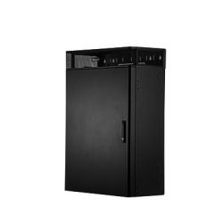 PANDUIT WME6BL Gabinete de Montaje en Pared TrueEdge? Con 6 UR para Equipo Activo y 6 UR para Paneles de Parcheo Fabricado en Acero Color Negro