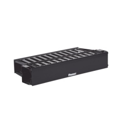 PANDUIT WMPH2E Organizador de Cables Horizontal PatchLink Doble (Frontal y Posterior) Con Tapa Extendida Para Rack de 19in 2UR