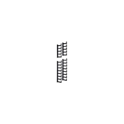 PANDUIT XGL-FMS48B Kit de Dedos Para Administracion de Cables en Gabinetes FlexFusion? Light de 48 UR Dedos de 100 mm de Longitud Color Negro - Img 3
