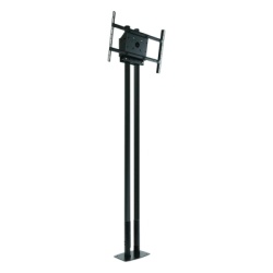 PEERLESS MOD-FPP2KIT200-B Soporte de Piso Dual Pole para Pantallas 46" a 90" / Carga Maxima 211 lb (96 kg) por Pantalla / VESA hasta 600 x 400 mm / Postes Extensibles 78" (2 m) / Gestion Integrada de