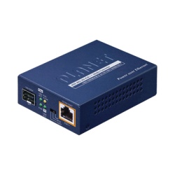 PLANET GUP-805A-95W Convertidor de medios PoE++ 100/1000BASE-X SFP a 10/100/1000BASE-T 802.3bt (95 vatios)