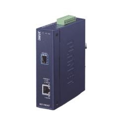 PLANET IXT-705AT Convertidor de Medios Industrial Ethernet RJ45 10G/5G/2.5G/1G/100M a SFP+ 10GBASE-X