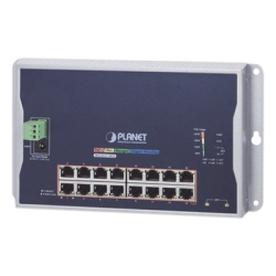 PLANET WGS-4215-16P2S Switch Industrial Administrable Capa 2 de Pared 16 Puertos PoE 802.3at Gigabit y 2 Puertos SFP