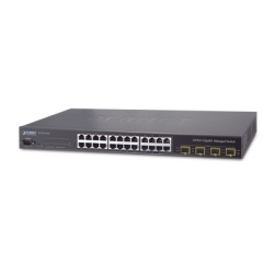 PLANET WGSW-24040 Switch Administrable L2+ de 24 puertos 10/100/1000T con 4 puertos combo TP/SFP Gigabit