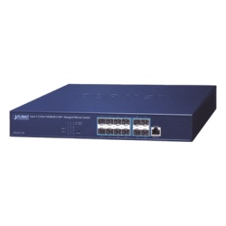 PLANET XGS-6311-12X Switch Administrable Capa 3 12 Puertos SFP+ 10G BASE-X 1 Puerto de Consola RJ45.