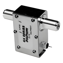 POLYPHASER DC50LNZ+15 (CGXZ+XX) Protector para receptores con preamplificador de torre banda de 400 MHz a 960 MHz.