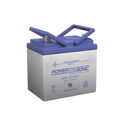 POWER SONIC PS-12350-T6 Bateria 12V 35AH Para Respaldo Tecnologias AGM/VRLA 5 Anos Vida Util Terminales T6 Reconocida UL